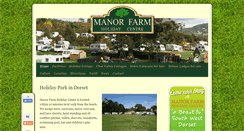 Desktop Screenshot of manorfarmholidaycentre.co.uk
